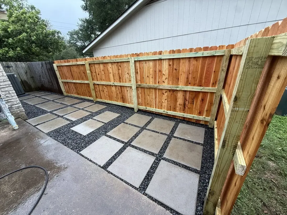 Hardscape project by JB Contracting ATX